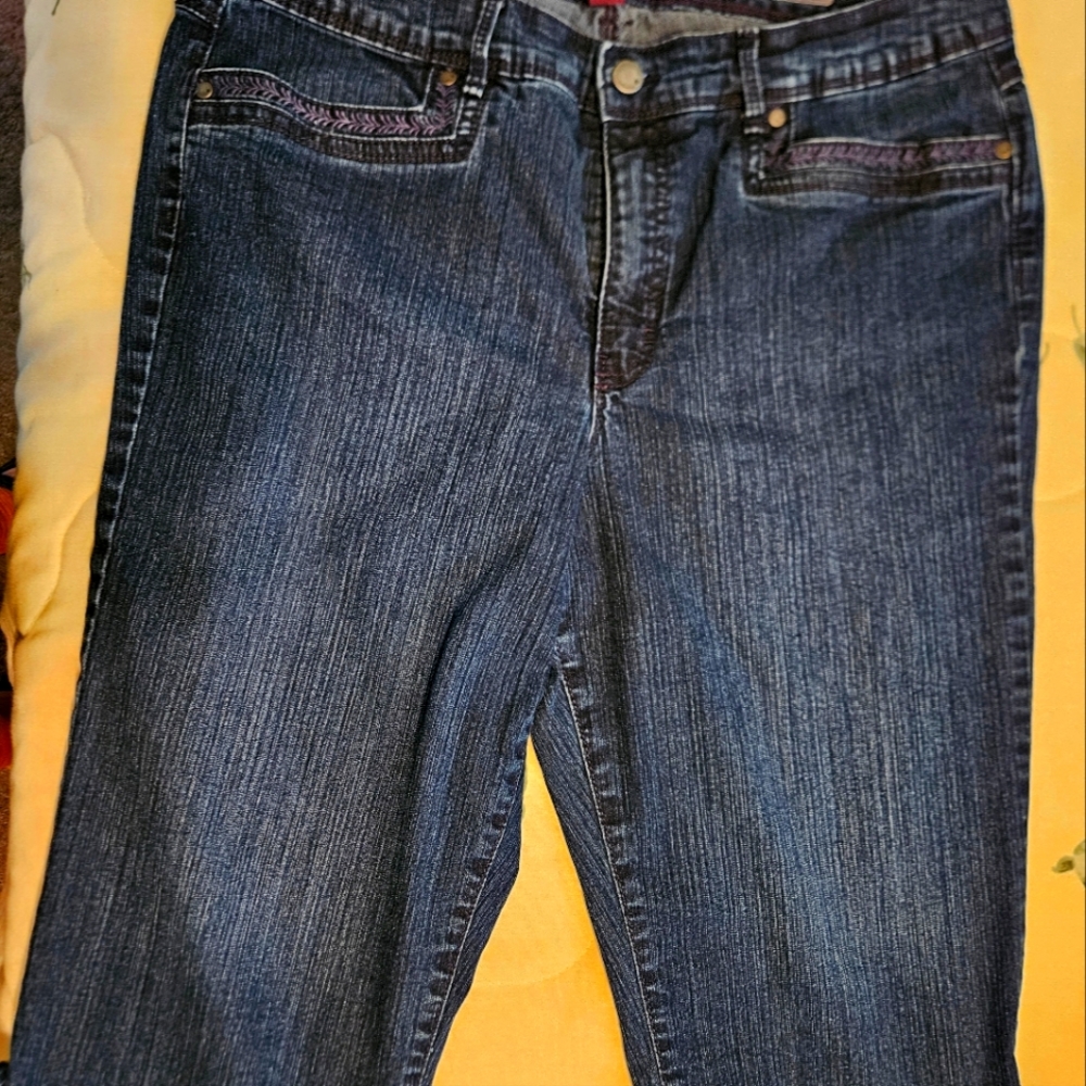 EUC Gloria Vanderbilt Denim Capris